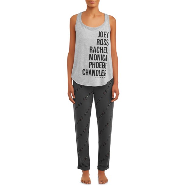 Friends - Friends Women's and Women's Plus 2 Piece Tank and Jogger Sleep Set - Walmart.com