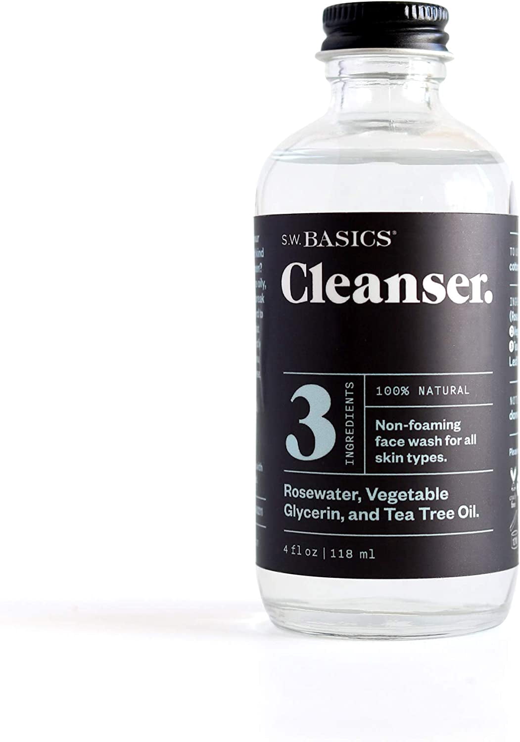 S.W. Basics 3-Ingredients Cleanser, 4 Oz.