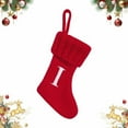thumbnail image 2 of kjfeif 2026 Nouvelles Bas de Noël Brodés en Tricot avec Initiales, Bas de Noël Personnalisés Rouges, Bas de Noël pour Cheminée, Décoration de Sapin de Noël, 2 of 9