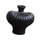 thumbnail image 2 of Florero de arte moderno, arreglo floral, regalo de inauguración de la casa, obra de arte, florero de cerámica, decoración del hogar para estantería, Negro, 2 of 8
