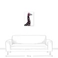 thumbnail image 3 of Creative Products Pink Giraffe Headphones 16x24 Canvas Wall Art, 3 of 5