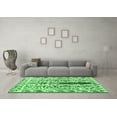 thumbnail image 3 of Ahgly Company Indoor Round Abstract Emerald Green Contemporary Area Rugs, 4' Round, 3 of 4