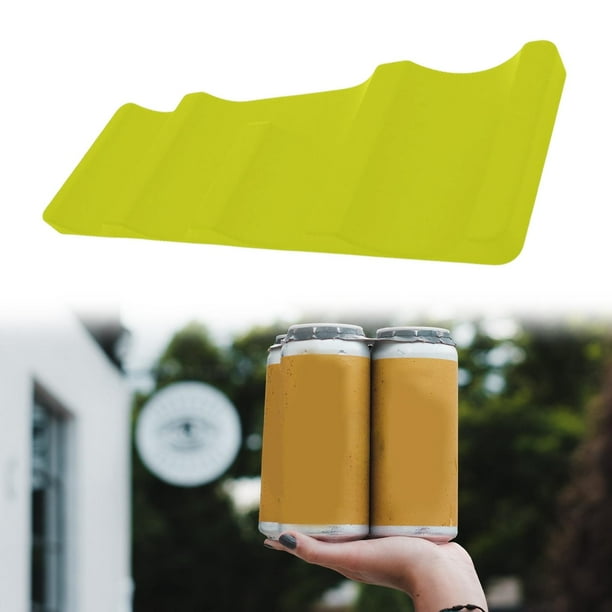 Soporte de bebidas BLESIY organizador de apimiento silicona estante amarillo