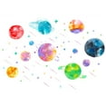 thumbnail image 1 of Leutsin Luminous Color Universe Planet Wall Sticker Cartoon Fluorescent Space, 1 of 9