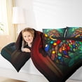 thumbnail image 5 of Homewish Galss Xmas Tree Bedding Comforter Set,Modern Aesthetic Art Twin Comforter Sets,Merry Christmas Bedding Set For Teens,Luxury Bedroom Decor Reversible,2 Pieces, 5 of 8