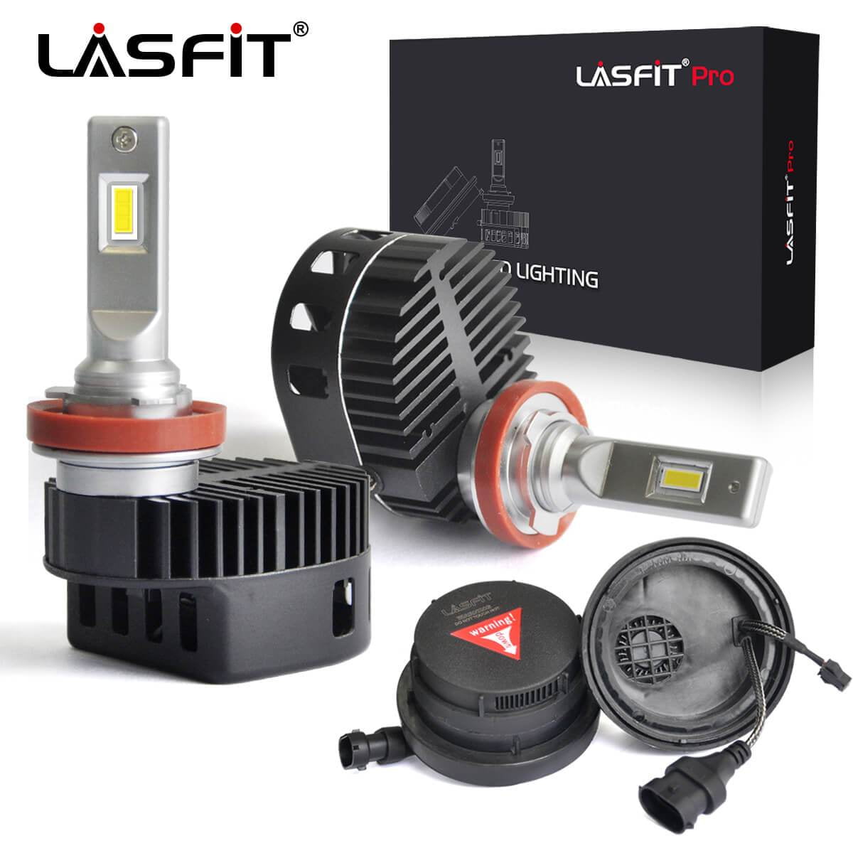 Lasfit H11 LED Headlight Bulbs Low Beam, Custom Fit 2015 2016 2017 Ford 2017 Ford E450 Headlight Bulb Replacement