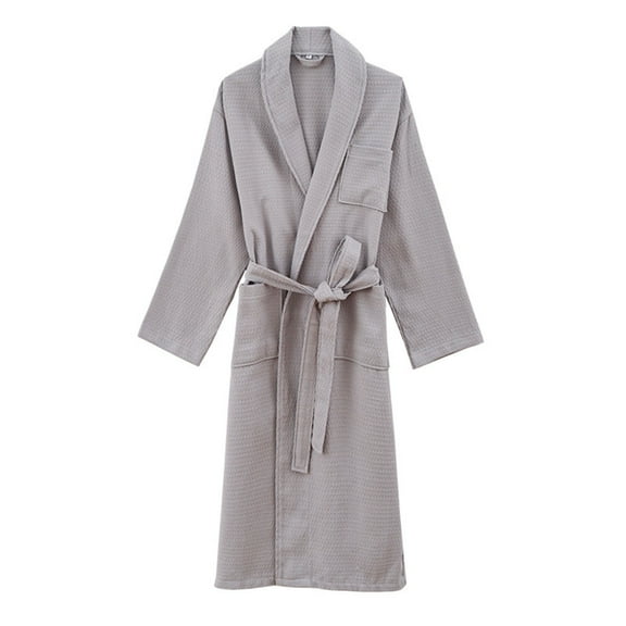 All Cotton Four Season Lengthened Beehive Bathrobe Bathrobe Nightgown Housewear Couples Hotel