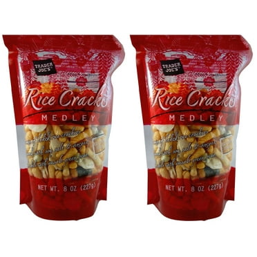 TJs Gluten Free Rice Cracker Snack Mix Medley, 8 oz Bag (Pack of 2)