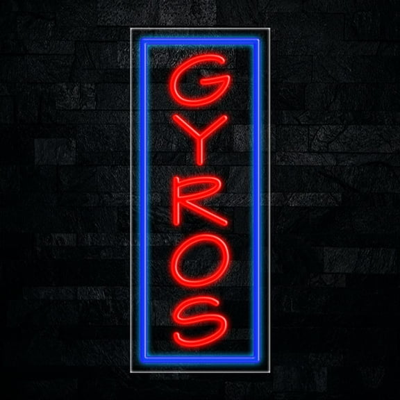 Gyros LED Neon Sign 12"L x 30"H #31568