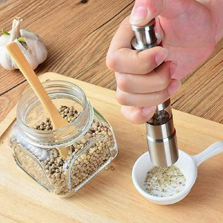 One Handed Salt And Pepper Mill Salt Pepper Grinders With Push