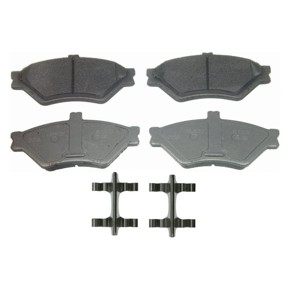 Wagner ThermoQuiet MX659 Semi-Metallic Disc Brake Pad Set Fits select: 1995-1997 LINCOLN TOWN CAR, 1995-1997 FORD CROWN VICTORIA
