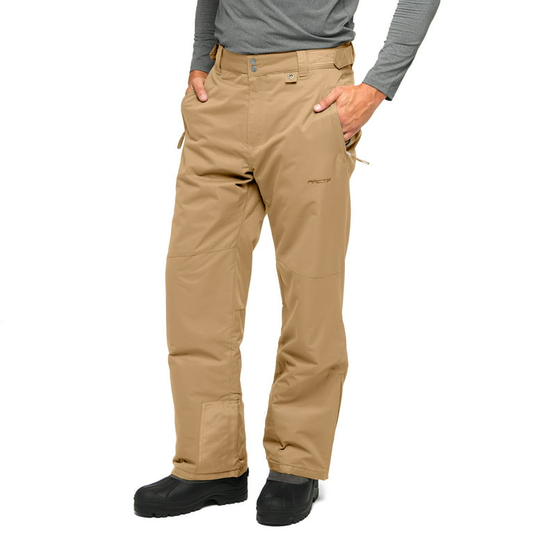 Arctix Insulated Winter Pants for Men Snow & Cold Weather Gear, Khaki Medium