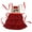 Red black grid, variant on ZPAQI Santa Chimney Christmas Plaid Apron Adjustable Xmas Apron with Pocket Extra-Long Ties Men and Women Kitchen Apron for Cooking Baking Crafting Gardening BBQ