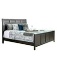 thumbnail image 1 of Furniture of America Mardon King Panel Bed in Wire-Brushed Black, 1 of 4