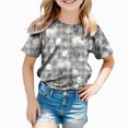 thumbnail image 5 of mgoYE 4t Girl Clothes Tshirt Girl Tshirt 4t Girls Clothes Cute Graphic Shirts Kids Short Sleeve T-Shirt Ocean Tee Tops Outifits(Grey,12-13 Years), 5 of 6