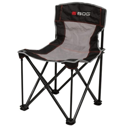BOG 4 on the Floor Ground Blind Chair with Rugged Construction Bigger Seat Surface Quiet Setup and Carry Bag for Hunting Shooting Outdoors and Sports