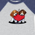 thumbnail image 4 of Inktastic Beagle Heartfelt Duo Boys or Girls Baby Bodysuit, 4 of 5