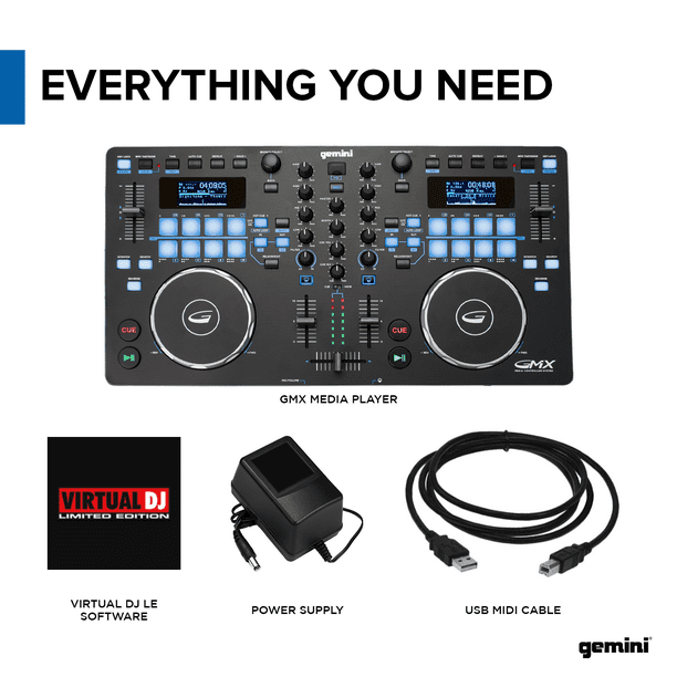 Gemini djコントローラー　gmx Amazon.com: Gemini Sound GMX Versatile DJ Controller & Media