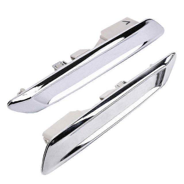 Car Front Left & Right Chrome Fender Trim Molding For- F10 F11 528I 535I 51137336645 51137336646