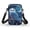 Sea Turtle and Starfish Design, variant on HELLHERO Skull and Floral Pattern 2 Zippers Shoulder Bags with Adjustable Strap for Outdoor Travel