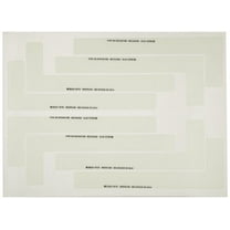 Brady Floor Tape,White,3 inx9 in,L,PK56 81733