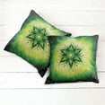 thumbnail image 6 of Ambesonne Leaf Throw Pillow Cover 2 Pack, Esoteric Mandala Art, 20", Emerald Lime Green, 6 of 7