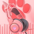thumbnail image 4 of Auriculares para Juegos con Cable Sy-G25 con Micrófono USB para PC para Android IOS para Rosa, 4 of 8
