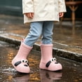 thumbnail image 2 of Otqutp Cute Cartoon Dog Kids Rain Boots Toddler Waterproof Rubber Mid Calf Rain Shoes Non Slip Thick Sole Water Shoes for Boys Girls, 2 of 6