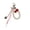 Red, variant on Stylish Alloy Bag Charm Multifunctional Lip Balm Keyring Pendant Charam Fruit Pearls Jewelry Decoration
