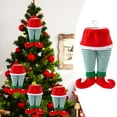 thumbnail image 2 of VerPetridure Creative Leg Hanging Decor Christmas Hanging Decorations Christmas Tree Plush Ornaments, 2 of 3