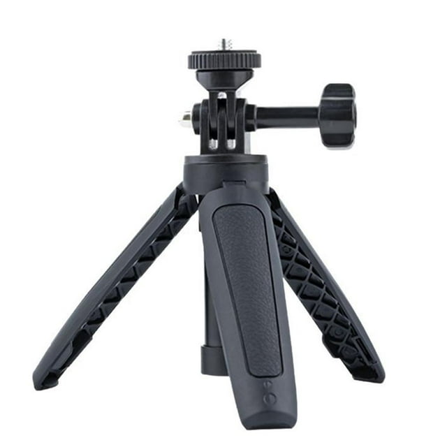 3-Stage Telescopic Aluminum Alloy Tripod with Phone Clamp for Sports Cameras
