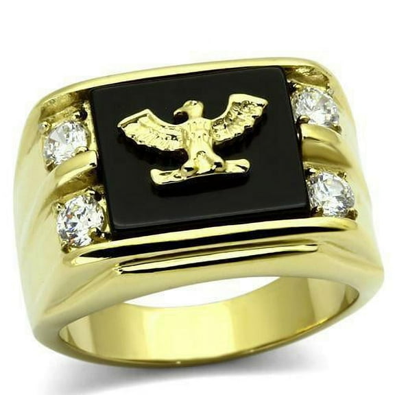 Men's American Eagle Ring Signet Stainless Steel