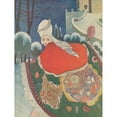 thumbnail image 2 of Anonymous 19x24 Gold Ornate Framed and Double Matted Museum Art Print Titled - Cinderella Flees the Ball (1916), 2 of 4