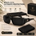 thumbnail image 3 of Medium POLARIZED Sunglasses FIT OVER Prescription RX Eye glasses Men or Women, 3 of 11