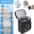 thumbnail image 3 of Large Waterproof Insulated Cooler Backpack for Men & Women, Leak Proof Cooler Backpack for Camping, Beach, Fishing, Picnic, Travel, Outdoor, 30L, 48Cans, 3 of 12