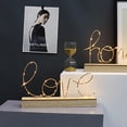 thumbnail image 1 of Luces decorativas de pared Octpeak letreros de neón con letras inglesas, 1 of 8