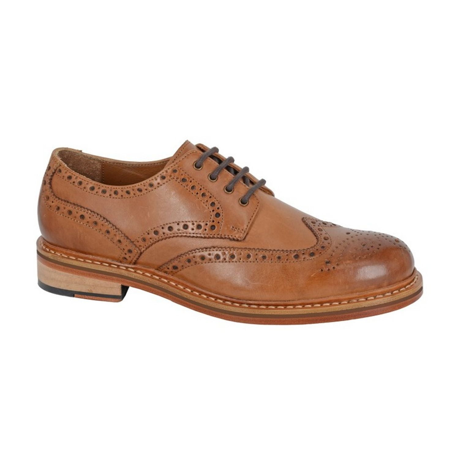 DREW Bexley tan tumbled leather nappa Sz 11.5 M New Drew Bexley Ii Men main image 4