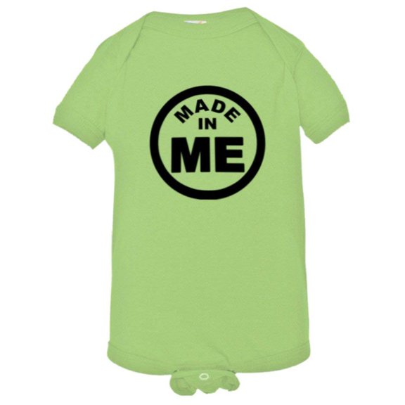 PleaseMeTees™ Baby From Born Made In Maine Me Logo Label Tag HQ Jumpsuit