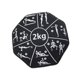 thumbnail image 5 of Bolsa de arena con mancuernas suaves para hombres y mujeres, equipo de ejercicio, bolsa de arena para gimnasio en casa Negro, 5 of 9