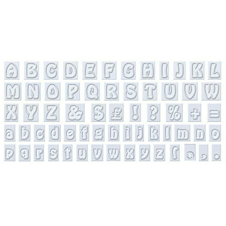 

QDJZ 64Pcs Baking Mold Heat-resistant Non-stick Easily Demold Pastry Tool English Letters in Upper And Lower Cake Mold for Bakery