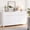 White, variant on Aufeile Buffet Sideboard Cabinet with Drawer & Adjustable Shelf, 32" Tall Fluted Buffet Table with Storage, Modern Home Accent Furniture for Kitchen, Dining Living Room, Entryway, Black