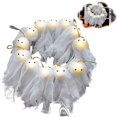thumbnail image 4 of Hanging Ghosts Light Up Kit Decor LED Light Indoor Wall Bedroom Outdoor Par/., 4 of 7