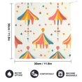 DNAGSB Vibrant Circus862 Kitchen Towels 2PCS, Soft Hand Towels with