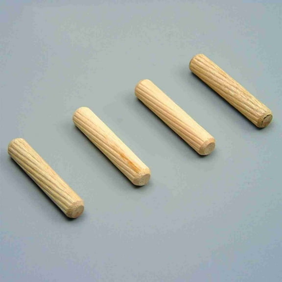 Dowels 100pcs Dowel Wood Dowels Fluted Wooden Dowels Set Of 100pcs Dowel Pins Fluted Pins For Furniture Cabinets