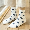 thumbnail image 3 of Tiqkatyck Ankle Socks Clearance, Womens Winter Socks Mid Tube Socks Fleece Thickened Warm Stockings Compression Socks for Women Crew Socks for Women No Show Socks Womens Navy One Size, 3 of 4
