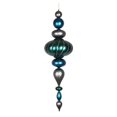 thumbnail image 1 of Vickerman 45" Ornement de Noël Jumbo Fini Mat Bleu-Pewter-Emerald, 1 of 1