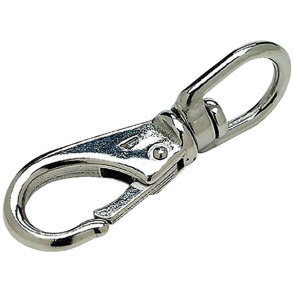 Seachoice Swivel Eye Snap - Quick Swivel, Round Eye, Bottom Round Eye - Size #3 4-3/4 In.