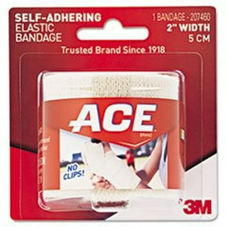 Ace Elastic Bandage, Self-Adhering, 2 Inch Width (Pack of 18)