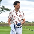 thumbnail image 6 of Daiia Red Snake Pattern Men’s Polo Shirts,Solid Deck Shirt,Classic Fit, Breathable Cotton Polo for Casual and Sport Wear-4X-Large, 6 of 9