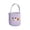Purple, variant on Virelaxpo Plaid Fabric Halloween Storage Basket – Ghost Pumpkin Print Handheld Bin for Candy Gift Wrap Snack Picnic Holiday Table Organization